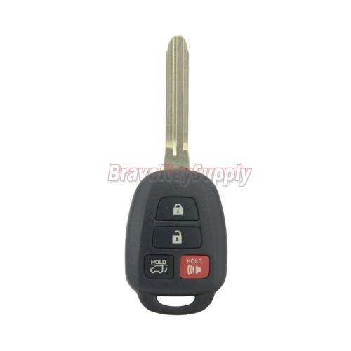PN 89070-0R100 remote head key shell 4 button for Toyota Highlander RAV4 2014-2017 FCC GQ4-52T