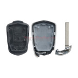 FCC HYQ2AB Remote smart key fob case 5 button for Cadillac CTS SRX ATS DTS STS XTS 2014 2015