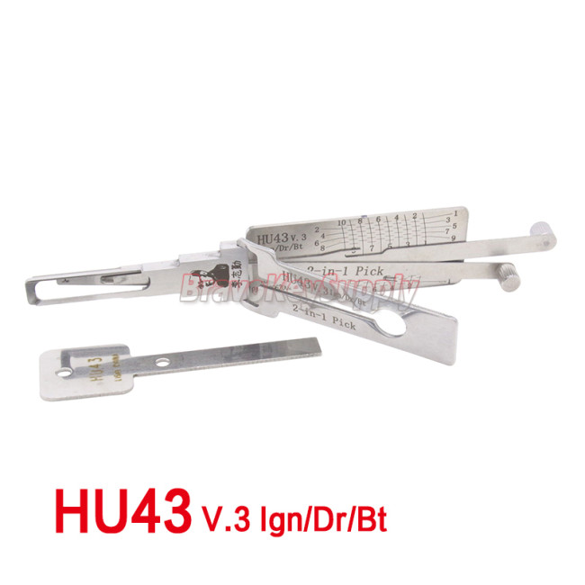 Lishi 2in1 Pick HU43 v.3 Ign/Dr/Bt