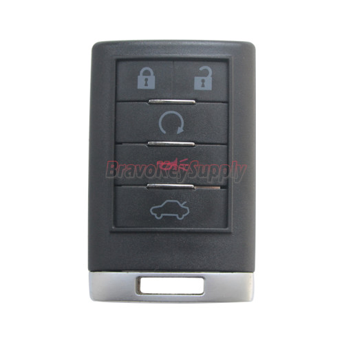 OUC6000066 remote key fob case 5 button for Cadillac CTS DTS STS 2008-2010