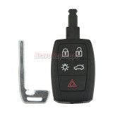P/N 31300258 Smart key case cover shell 5 button for 2008 2009 2010 2011 Volvo C70 C30 S40 V50