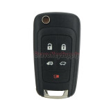 Flip remote key shell 5 button for Buick Lacrosse GL8 2010 2011 2012 2013