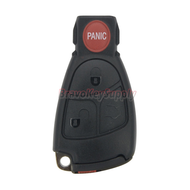 IYZ3312 Smart key shell 3 button+panic with battery holder for Mercedes benz C320 C350 CL500 CLK500 E320 E350 G500 ML500 S350 SLK350 2000-2006