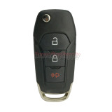 FCC N5F-A08TAA flip key shell 3 button for Ford Explorer Ford F-150 2016 2017 PN 164-R8130