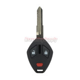 FCC OUCG8D-625M-A Remote key shell 2+1 button MIT8 for 2013 - 2017 Mitsubishi Mirage