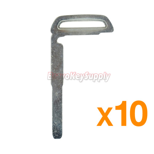 (Pack of 10) Smart key blade for Volvo key insert V40 V60 V70 S80 S60 XC60 XC70 2011-2015