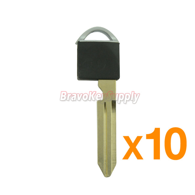 (Pack of 10)Smart key blade NSN14 blade no chip for NISSAN Prox key insert