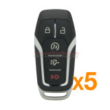 (Pack of 5)FCC M3N-A2C31243300 smart key 902mhz 5 button for Ford F-150 F-250 2015 2016 2017 P/N 164-R8117