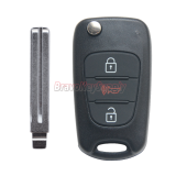 FCC NYOSEKSAM11ATX Flip key shell 3 button TOY49 blade for Hyundai Kia Sportage Soul Rio 2010-2014