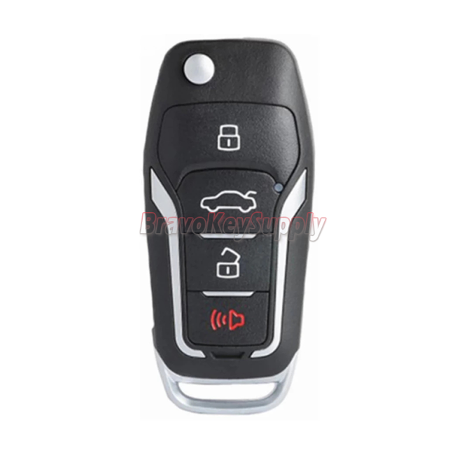 Xhorse XNFO01EN Wireless Universal Remote For Ford Style 4 Button for Xhorse VVDI Key Tool