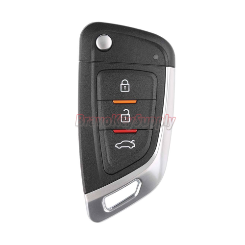 Xhorse XKKF02EN Wire Universal Remote key Knife Flip 3 Button for Xhorse VVDI Key Tool