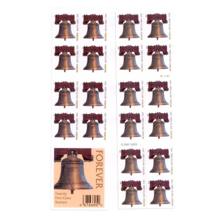 Liberty Bell 2008 - 5 Booklets / 100 Pcs