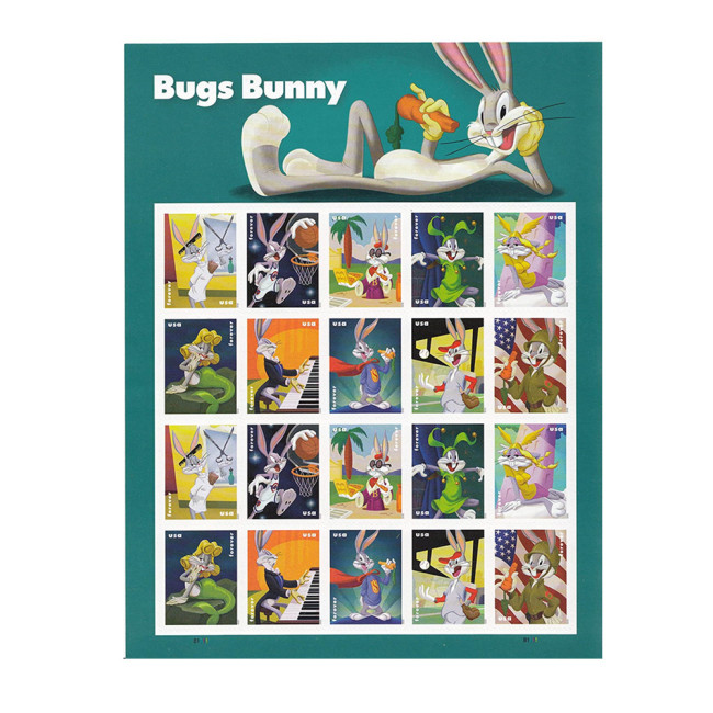 Bugs Bunny 2020 - 5 Sheets / 100 Pcs