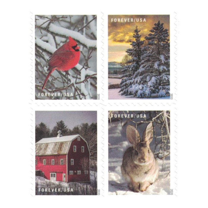 Winter Scenes 2020 - 5 Booklets / 100 Pcs