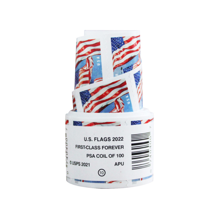 U.S. Flag 2022 First Class Roll 100Pcs/Coil