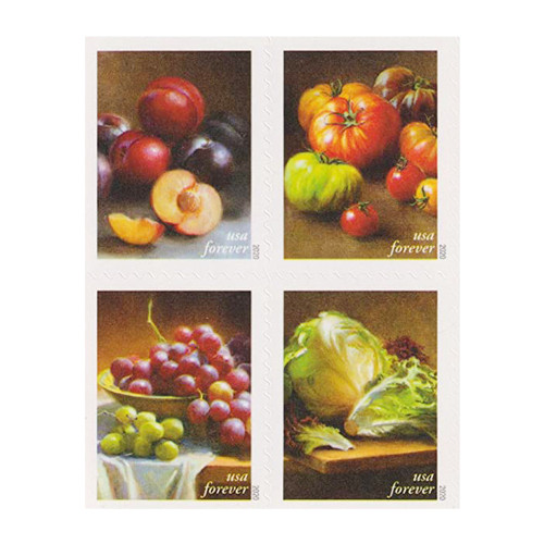 Fruit and Vegetables 2020 - 5 Booklets / 100 Pcs