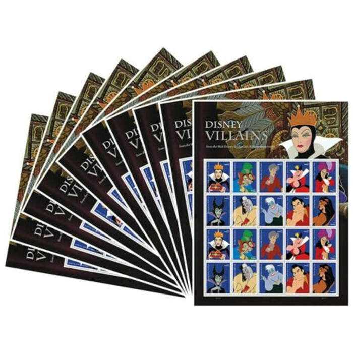 Disney Villains 2017 - 5 Sheets / 100 Pcs