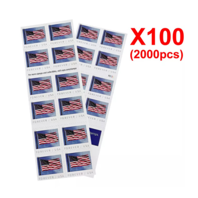 U.S. Flag 2019 First Class Book, 2000 Pcs