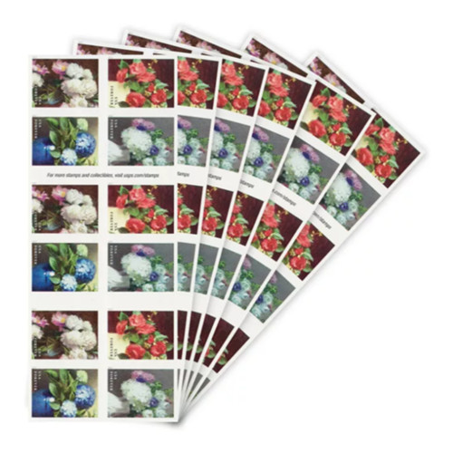 Garden Flowers 2017 - 5 Booklets / 100 Pcs
