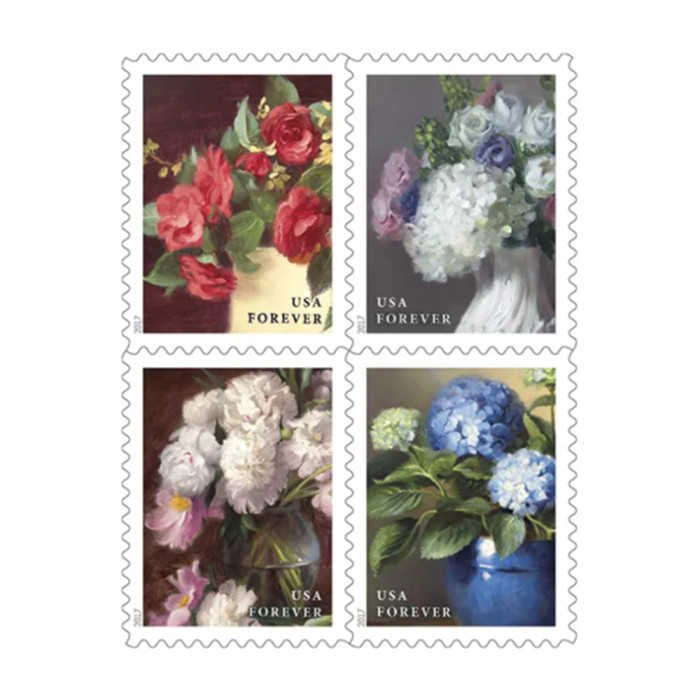 Garden Flowers 2017 - 5 Booklets / 100 Pcs