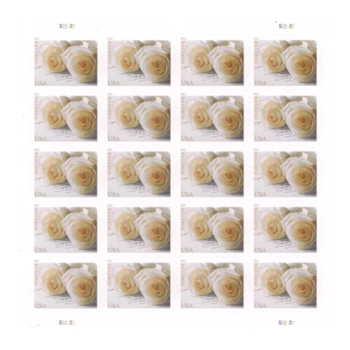 Wedding Roses Commemorative 2011 - 5 Sheets / 100 Pcs