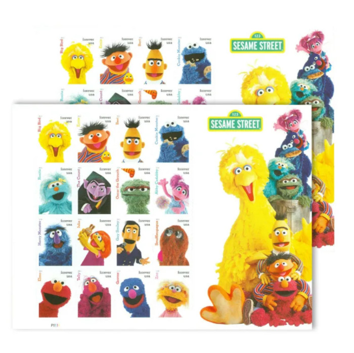 Sesame St 2019 - 5 Sheets / 80 Pcs