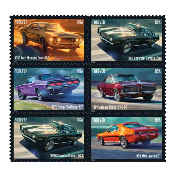 Pony Cars 2022 - 5 Sheets / 100 Pcs