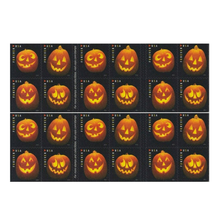 Jack o Lanterns 2016 - 5 Booklets / 100 Pcs