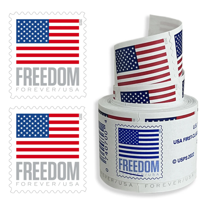 U.S. Flag 2023 First Class Roll 100Pcs/Coil