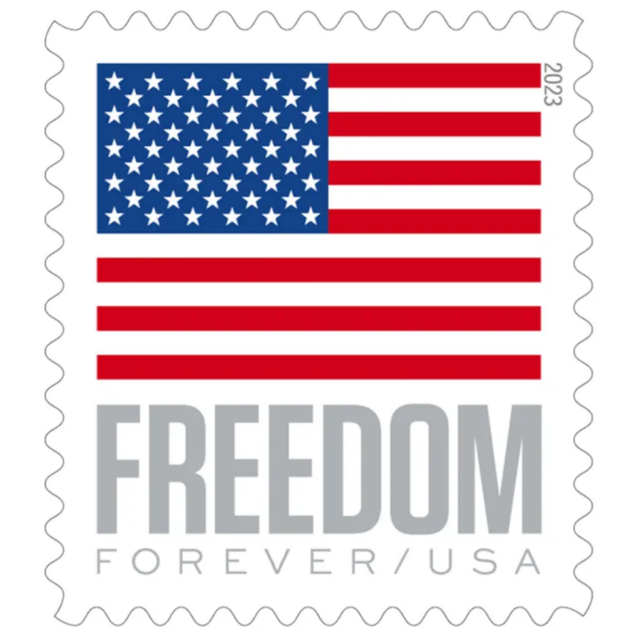 U.S. Flag 2023 First Class Book - 5 Booklets / 100 Pcs