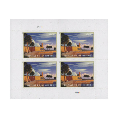 Castillo de San Marcos 2021 - 2 Sheet / 8 Pcs