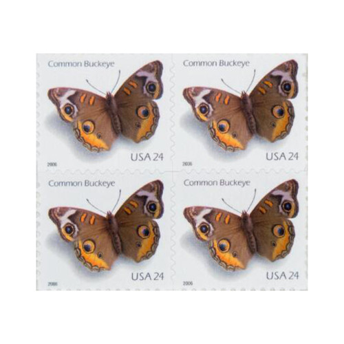 Common Buckeye Butterfly 2006 - 10 Booklets / 100 Pcs