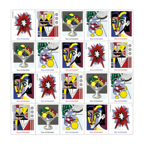 Roy Lichtenstein 2023 - 5 Sheets / 100 Pcs