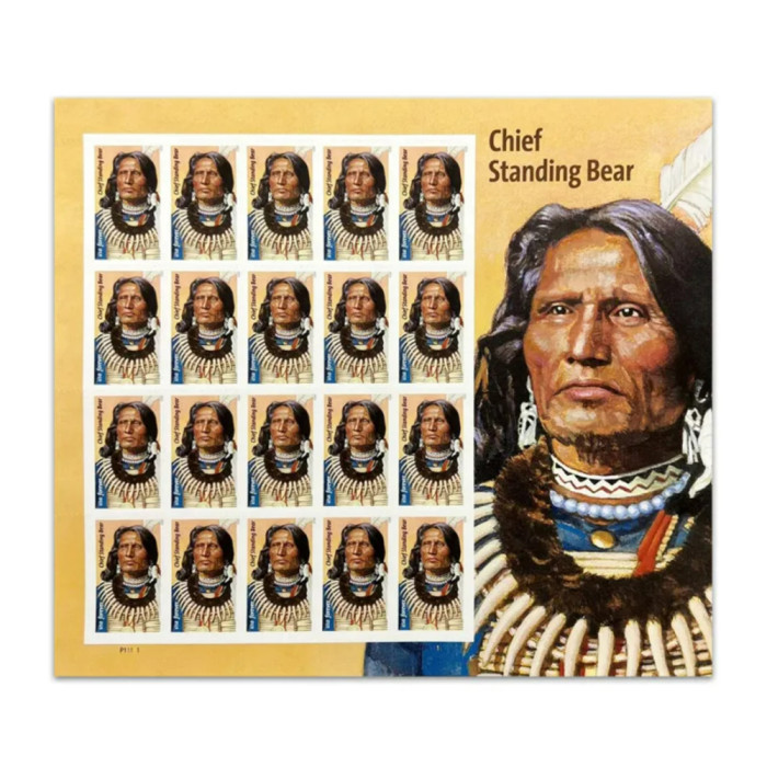 Chief Standing Bear 2023 - 5 Sheets / 100 Pcs