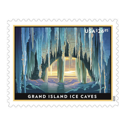 Grand Island Ice Caves 2020 - 2 Sheet / 8 Pcs