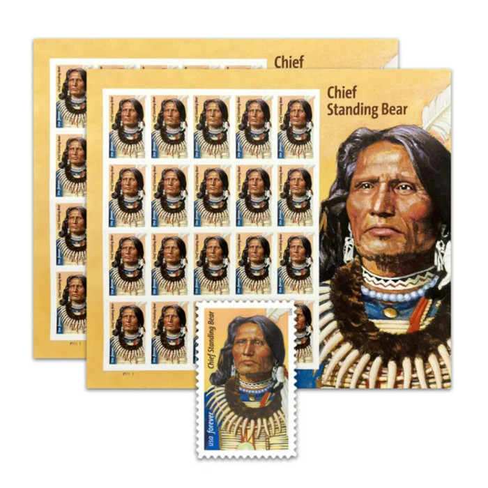 Chief Standing Bear 2023 - 5 Sheets / 100 Pcs