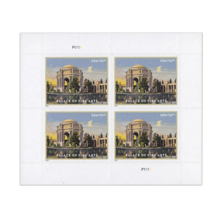 Palace of Fine Arts 2022 - 1 Sheet / 4 Pcs