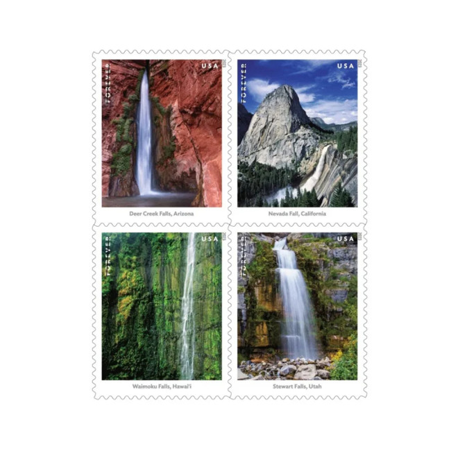 Waterfalls 2023 - 5 Sheets / 60 Pcs