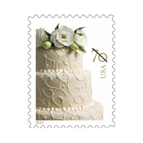 Wedding Cake 2014 - 5 Sheets / 100 Pcs