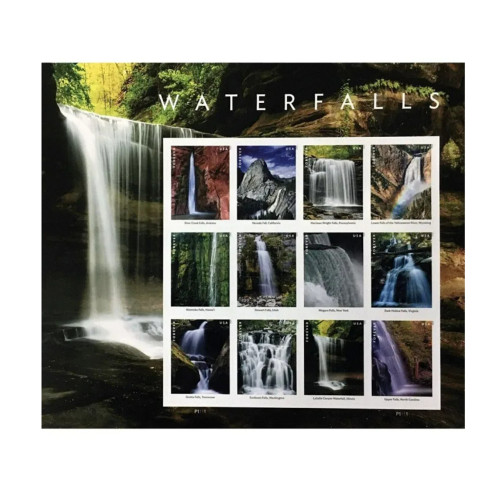 Waterfalls 2023 - 5 Sheets / 60 Pcs