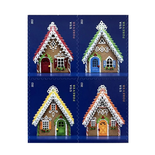 Gingerbread Houses 2013 - 5 Booklets / 100 Pcs