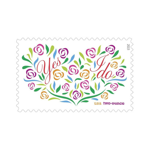 Yes I Do - Wedding Series Two Ounce 2015 Additional Ounces - 5 Sheets / 100 Pcs