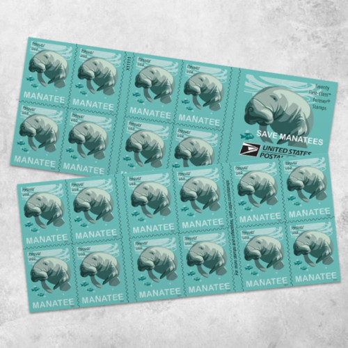 Save Manatees 2024 - 5 Booklets / 100 Pcs