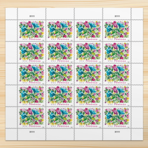 Celebration Blooms 2024 - 5 Booklets / 100 Pcs