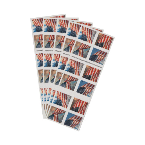 U.S. Flag 2024 First Class Book - 5 Booklets / 100 Pcs