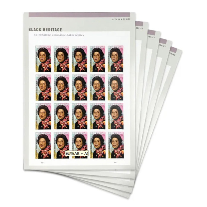 Constance Baker Motley 2024 - 5 Sheets / 100 Pcs