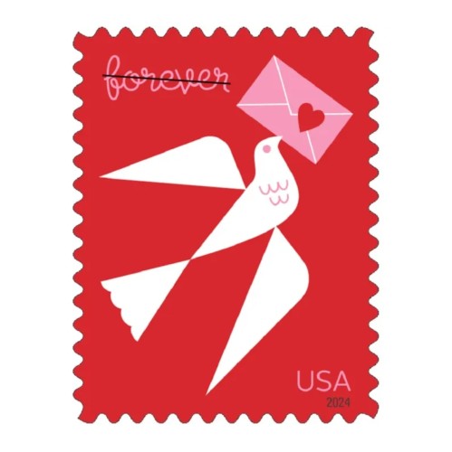 LOVE 2024 - 5 Sheets / 100 Pcs