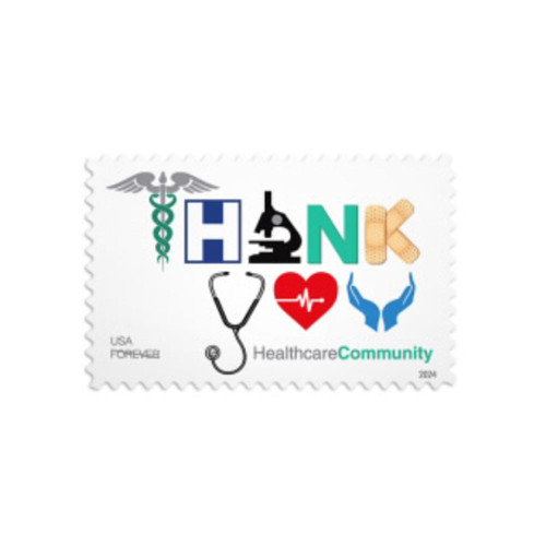 Thank You, Healthcare Community 2024 - 5 Sheets / 100 Pcs