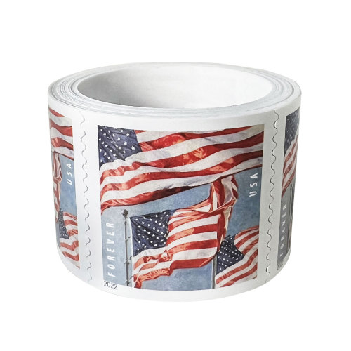 U.S. Flag 2022 First Class Roll 100Pcs/Coil