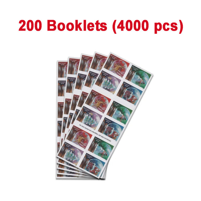 200 Booklets - Limited promotional time - Snow Globes 2023 - 200 Booklets / 4000 Pcs